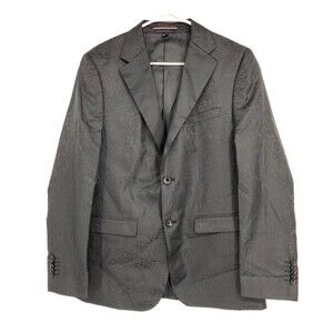 SOUL OF LONDON Black Blazer 38R Mens Dinner Coat All Season Jacket Roses
